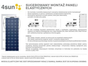 Zestaw na Łódź Panel Słoneczny Flex 160W Prestige / MPPT 20A