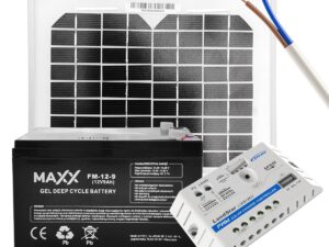 Zestaw solarny 5W 12V / 9Ah