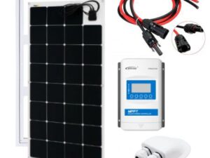 ZESTAW ZASILANIA SOLARNEGO NA KAMPER – FLEX 120W / MPPT10A