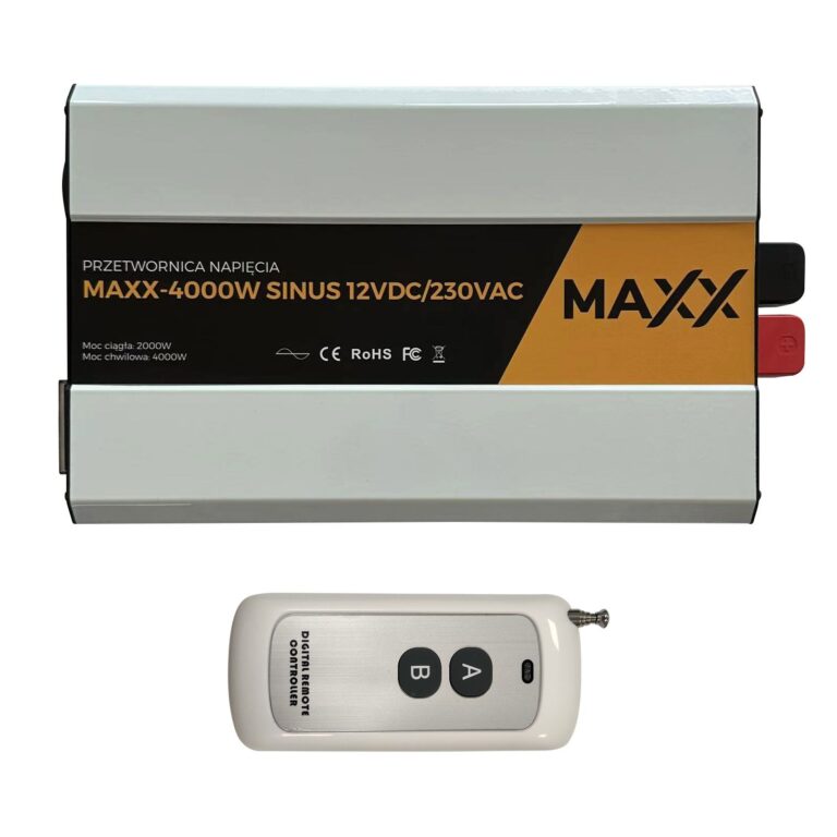 Przetwornica napięcia MAXX 4000W Sinus 12VDC/230VAC [2000W/4000W]