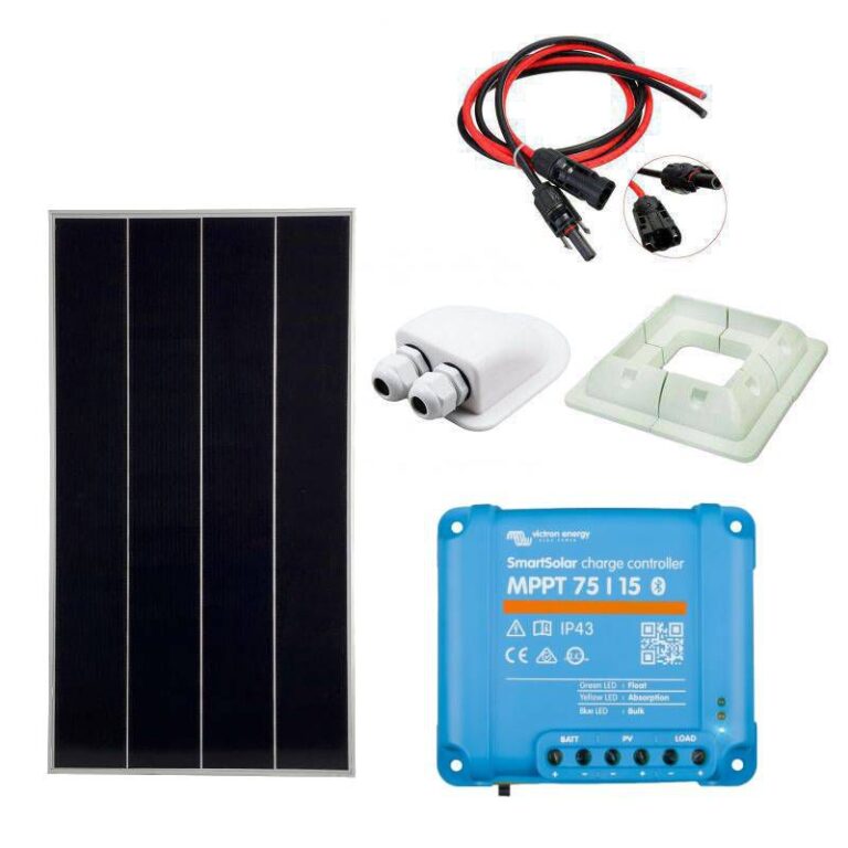 Zestaw zasilania solarnego na kamper – Moc 170W