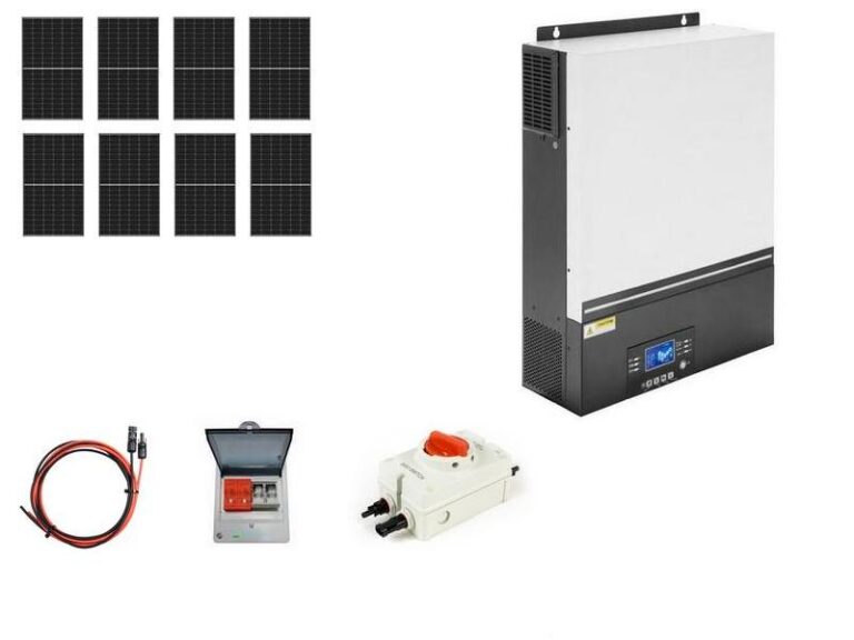 Hybrydowy zestaw solarny off-grid ESB-7.5kW-24 MPPT 8xPV