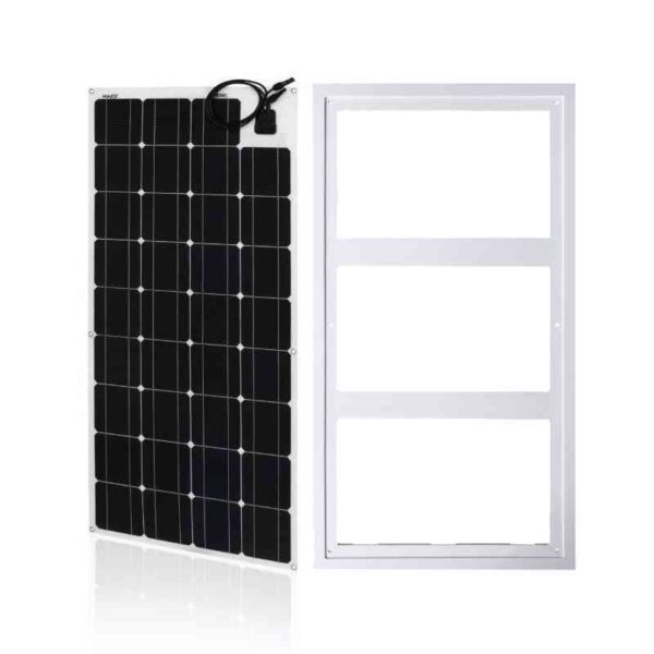 Panel elastyczny 4SUN-FLEX-ETFE-M 100W MAXX + Ramka montażowa 4SUN-100 + 4 uchwyty