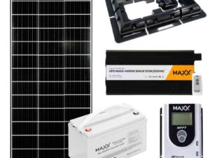 Zestaw fotowoltaiczny OFF-GRID 180W 12V 120Ah UPS 4000W